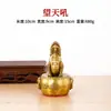Unicórnio de Bronze Pixiu Olhando para o Céu, um Ornamento Divino de Bronze para Acúmulo de Riqueza e Decoração de Casa