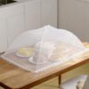 Cubierta de Malla Plegable Grande a Prueba de Moscas con Forma Cuadrada Simple para Cocina, Directo del Fabricante