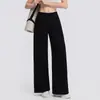 Nuevos pantalones atléticos de pierna ancha para mujer, de corte holgado, adecuados para correr, fitness, uso casual, con una caída fluida, hechos de algodón, ideales para yoga y danza