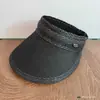 Sombrero de Paja con Parte Superior Abierta para Mujer, Sombrilla de Verano, Ala Ancha, Sombrero de Protección Solar, Hace que la Cara Parezca Más Pequeña, Sombrero Cubre Rostro para Vacaciones en la Playa al Aire Libre