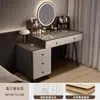 Penteadeira para quarto, design simples para espaços pequenos, novo modelo 2025, gaveteiro, mesa de maquiagem com espelho, mesa de cabeceira, escrivaninha de maquiagem integrada