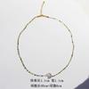 Exquisito Collar de Perlas Hecho a Mano Qingdao Joyería al por Mayor Perla de Agua Dulce Real Collar para Clavícula Recubrimiento al Vacío 243-1