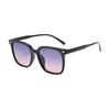 Gafas de sol de moda estilo celebridad de internet con montura negra para mujer, protección solar, gafas de sol, moda, modernas, protección UV, polarizadas
