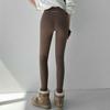 Liquidação Inverno 2022 Calça Feminina de Nylon com Estampa de Letras Nove Pontos Justa Peça Única Leggings Fornecimento Direto