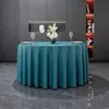 Mantel impermeable y a prueba de aceite, sin arrugas y con diseño oculto, mantel redondo grande sin lavado, mantel de PU a prueba de aceite y resistente a las manchas para mesas de conferencia, uso comercial
