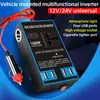Inversor Conversor de Carro 12V24V para 220V Alta Potência Carregador de Caminhão Carro Transformador Tomada de Energia
