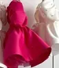 Nuevo Vestido de Ceremonia de Anfitriona para Niñas Mangas de Burbuja con Perlas Falda Esponjosa de Princesa Disfraz para Desfile de Moda de Piano Infantil y Actuación de Danza