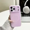 Funda magnética para iPhone 17 Pro Max Adecuada para Apple 16 Gelatina Verano 15 Piel Táctil Dos en Uno Funda Protectora