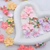 Novos Acessórios DIY de Flor de Pessegueiro em Resina Rosa Cola Cremosa Buraco Sapatos Capa de Celular Acessórios de Cabelo Material de Adesivo para Geladeira Venda por Atacado