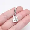 31x 11mm 1.5g accesorios para joyería de plata antigua aleación colgante de bajo DIY