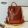 Design de Mochila Nicho Feminino 2025 Nova Mochila Mochila Retrô Grande Capacidade Bolsa Casual Feminina