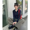 Fotos Reales, Precio Real # Camisa Polo Blanca para Mujer, Nuevo Estilo 2026, Corte Ajustado, Ceñida a la Cintura, Top de Principios de Primavera, Manga Larga, Otoño.