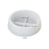 Fat Yaya DIY Listras Caixa de Armazenamento de Vela Perfumada Molde de Silicone Planta Verde Vaso de Planta Simples Molde de Silicone de Gesso