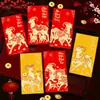 Ruishang 2027 Año de la Cabra Nuevos Sobres Rojos Vietnamitas Creativos Bolsas de Dinero de la Suerte del Zodiaco Año Nuevo Paquete Rojo del Festival de Primavera Venta al por Mayor