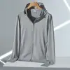 Ropa de Protección Solar U+ Verano para Mujer Protección UV Sensación de Hielo Ligera Transpirable Protección Solar para la Piel Chaqueta para Hombre Al por Mayor Exterior