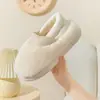 Pantuflas de algodón mujer invierno hogar pareja cálido doméstico hogar felpa hombres posparto transfronterizo al por mayor zapatos de algodón