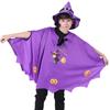 Capa de Halloween con mangas de murciélago, capa de mago, disfraz de cosplay, jersey de vampiro