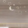 Pegatina de Pared Combinación Estrella Luna Planeta Acrílica Sala de Estar Dormitorio Habitación Infantil Pared Pared Autoadhesiva Creativa