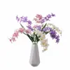 Mariposa Pluma de Flor de Narciso Fresia Estilo Ins Flores Artificiales Fabricante Decoración del Hogar Venta al por Mayor Transfronteriza Manualidades de Flores Artificiales