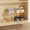 Sapateira economiza espaço, ferramenta mágica de armazenamento de sapatos, prateleira, sapateira, divisória embutida, prateleira de armazenamento em camadas multifuncional