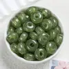 14*8 Diamante Flash Prata em Pó Contas de Ábaco com Furo Grande Contas Espaçadoras Resina Contas Soltas Joias DIY Bolsa Artesanal Acessórios para Roupas
