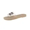 Pantuflas Transfronterizas de Nuevo Estilo con Patrón de Logo Personalizado, Pantuflas DIY para Mujer, Pantuflas de Plástico Antideslizantes Silenciosas para Uso en Casa, Venta al por Mayor