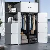 Guarda-Roupa Simples para Casa, Quarto, Montagem, Armário de Armazenamento, Aluguel, Dormitório, Pequeno Armazenamento, Forte e Durável, Novo Estilo 2025
