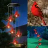 Comércio Eletrônico Transfronteiriço Sino de Vento Solar Gradiente Colorido Decoração de Pátio Externo Jardim Lustre de Atmosfera Luz de Paisagem à Prova d'Água