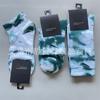Meias Tie-Dye Soviéticas Meias Coloridas Gradientes Moda de Rua Europeia e Americana Ins Primavera & Outono Esportivo Puro Colorido