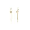 Pendientes largos elegantes para mujer, estilo coreano, con borlas de amor de celebridades de Internet, pendientes Dongdaemun colgantes, nueva moda 2020