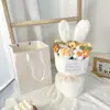 Dia dos Namorados Qixi enviar presente de aniversário para namorada buquê de rosa trançada feito à mão Dia dos Professores enviar presentes para professor