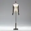 Uau Loja de Roupas Modelo Personalizado Mannequin de Vitrine Feminino Meio Corpo Adereços Vestido de Noiva Boneca Artificial Modelo Suporte de Exibição
