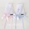 Faixa de Cabelo Cruzada Y2K Harajuku Japonesa Feita à Mão Doença Subcultural Rosa Água Fofa Mina
