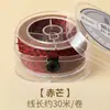 Hilo de algodón retorcido a mano estilo Tíbet con detalles dorados, cordón no elástico para manualidades y abalorios, directo del fabricante