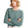 Nuevo Suéter de Punto de Cuello Redondo Otoño e Invierno para Mujer, Suéter Versátil y de Moda para Usar como Capa Base, Suéter Transfronterizo, Venta al por Mayor de una Pieza