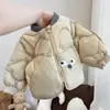 Ropa de Invierno de Algodón para Bebé 2026 Nuevo Traje de Panal Grueso Acolchado Lindo para Niños Unisex Estilo Coreano Chaqueta Versátil