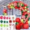 Selección Transfronteriza de Juegos de Globos Navideños, Globos Decorativos de Muñeco de Nieve y Papá Noel para Decoración de Paredes de Fondo de Bares y Centros Comerciales