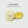 Botones de Camelia de Moda Suéter de Mujer de Gama Alta Flor Metálica Tridimensional Juego de Botones Botón Vestido Botones Decorativos