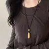 Corrente de Suéter Outono e Inverno Triângulo Geométrico Puxável Colar Luxo Leve Moda Ins Versátil Temperamento Simples Colar Venda por Atacado