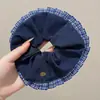 Goma para el pelo dulce floral estilo bosque para mujer, coleta suave y de alta gama estilo coreano, cuerda grande para el pelo, accesorio para el pelo de Ins, accesorio para la cabeza