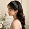 Momentos de OcioDiadema ancha en forma de corazón de tela retro estilo coreano, diadema versátil de alta gama, accesorio para el cabello de corona alta