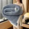 Nova manta jacquard modelo A, macia, de algodão e fleece, manta jacquard de fleece dupla face para casa e escritório, manta de ar condicionado, cobertor de cochilo