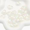 Acrílico Transparente Glitter Beads Handmade DIY Love Acessórios de Vestuário Material Bolsa Corda Pulseira Beads Loaded Beads