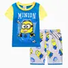 Ropa de Casa Manga Corta para Niños con Historia de Aviones Traje de Verano para Niños Traje para Aire Acondicionado Pijama de Dibujos Animados C04