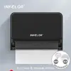 Grande Porta-Papel Higiênico de Parede, Caixa de Lenços para Montagem em Gabinete Sem Furos para Uso em Casa, Shopping e Banheiro, Fabricante de Caixa de Lenços de Parede