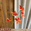 Venta al por mayor transfronteriza de orquídeas Bandai: Orquídeas artificiales Bandai de alta calidad, perfectas para decoraciones de bodas, arreglos de hibiscos y ramos de novia