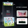 Mesa promocional, expositor plegable portátil, carrito móvil de snacks para supermercado, expositor de degustación para puesto callejero, mesa de promoción publicitaria