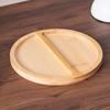 Bandeja de Madera de Acacia, Plato de Cena de Alta Gama, Plato para Bistec, Bandeja para Té, Bandeja para Frutas, Bandeja para Postres, Bandeja para Pastel, Bandeja para Bocadillos