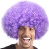 Peluca Afro Pequeña Rizada en Forma de Abanico Colorida, Accesorios de Broma para Vacaciones, Disfraz de Payaso Divertido, Rulos Burbuja para Actuación