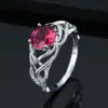 Suministro directo de fábrica nuevo anillo de mujer hueco con diamantes y circonita multicolor joyería para mujer